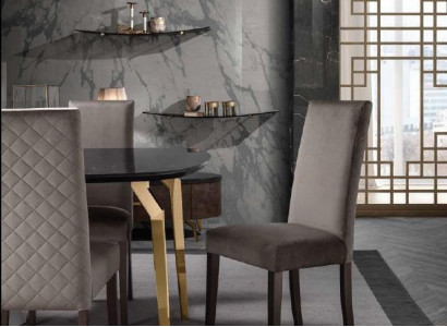 Stuhl Esszimmerstuhl Stühl 1 Sitzer Sessel Luxus Möbel Design Stühle Stoff Neu